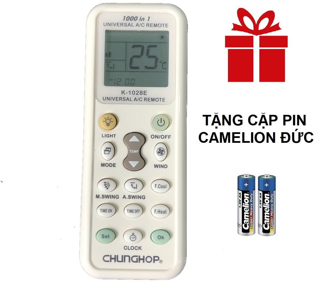 [HCM]REMOTE MÁY LẠNH ĐA NĂNG CHUNGHOP K-1028E TÍCH HỢP MÃ 1000 CÀI ĐẶT TỰ ĐỘNG SẢN PHẨM SỬ DỤNG DỄ DÀNG