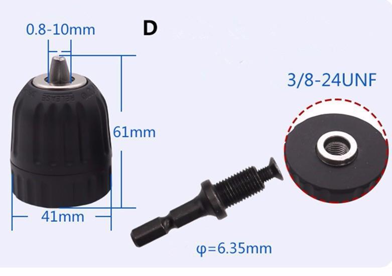 Đầu kẹp mũi khoan 0.8-10mm