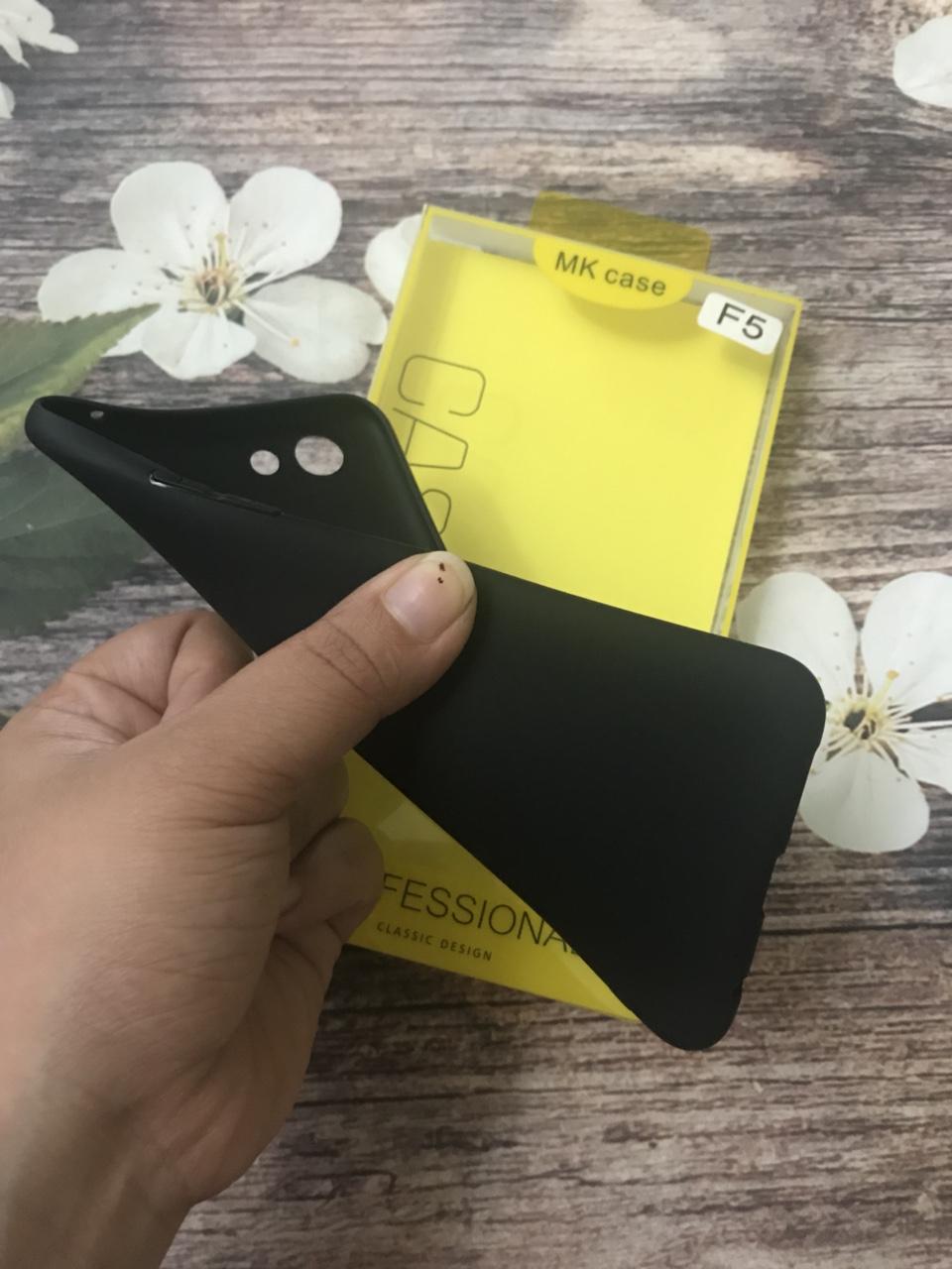 Ốp dẻo đen silicon cao cấp cho Oppo F5