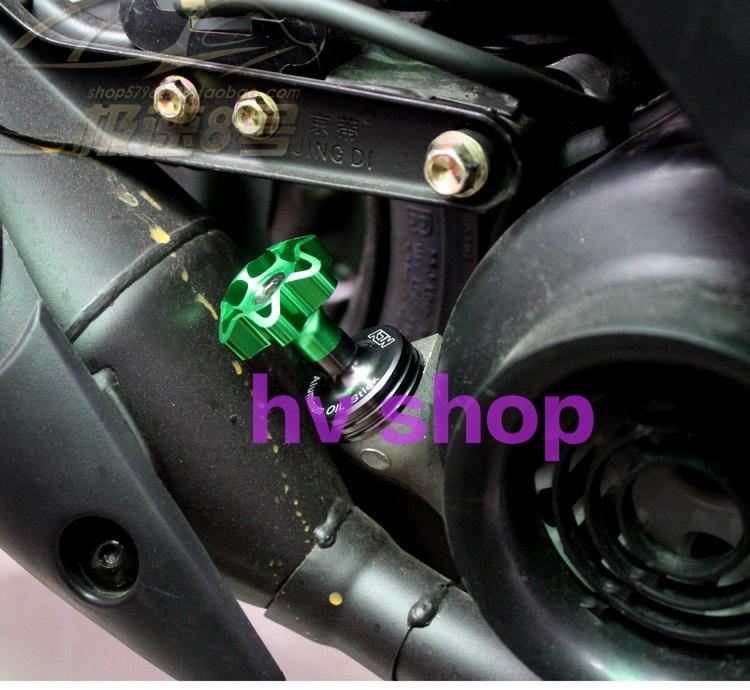 Ti nhot xe may cây ty thăm nhớt biker gắn xe máy ( vàng )