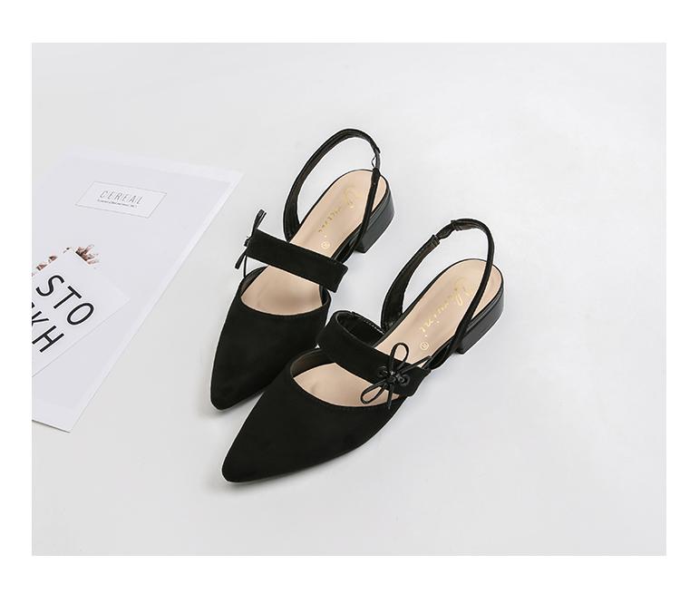 Giày sandal bít mũi quai ngang 1p MYS