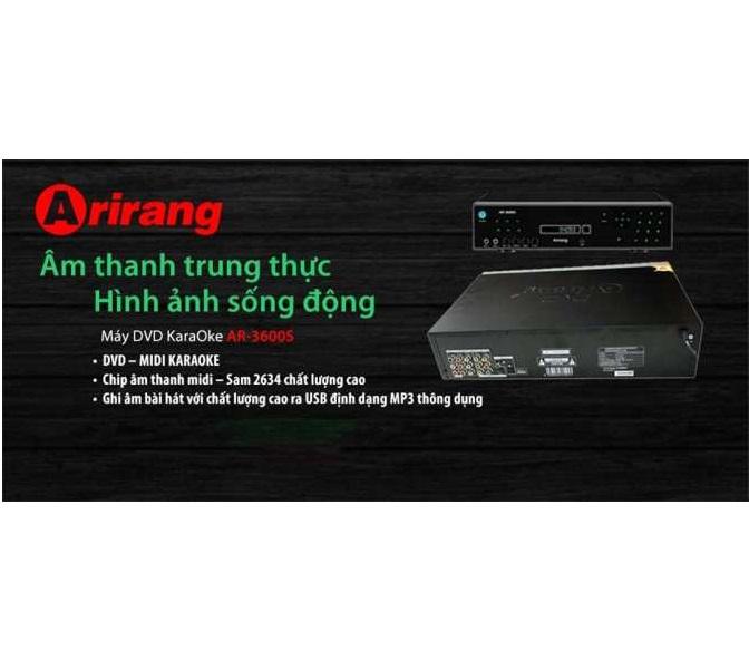 Đầu Karaoke Arirang AR 3600S (Đen)