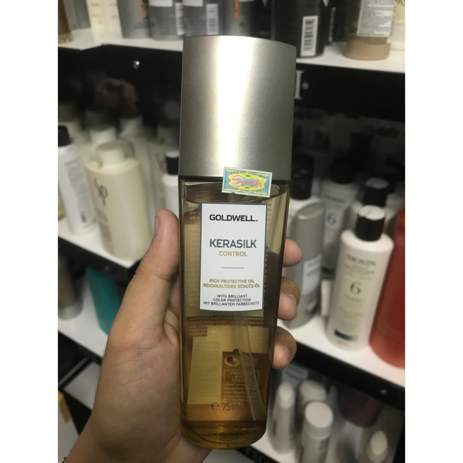 [HCM]Tinh dầu dưỡng tóc Goldwell Kerasilk Control Oil 75ml
