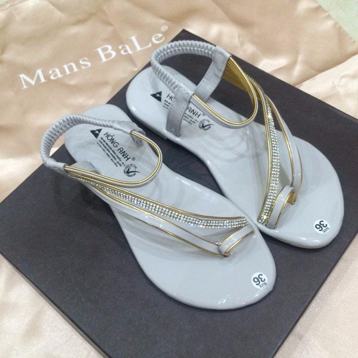 [Hoàn tiền 15%]Sandal nữ quai chéo đính đá cực xinh