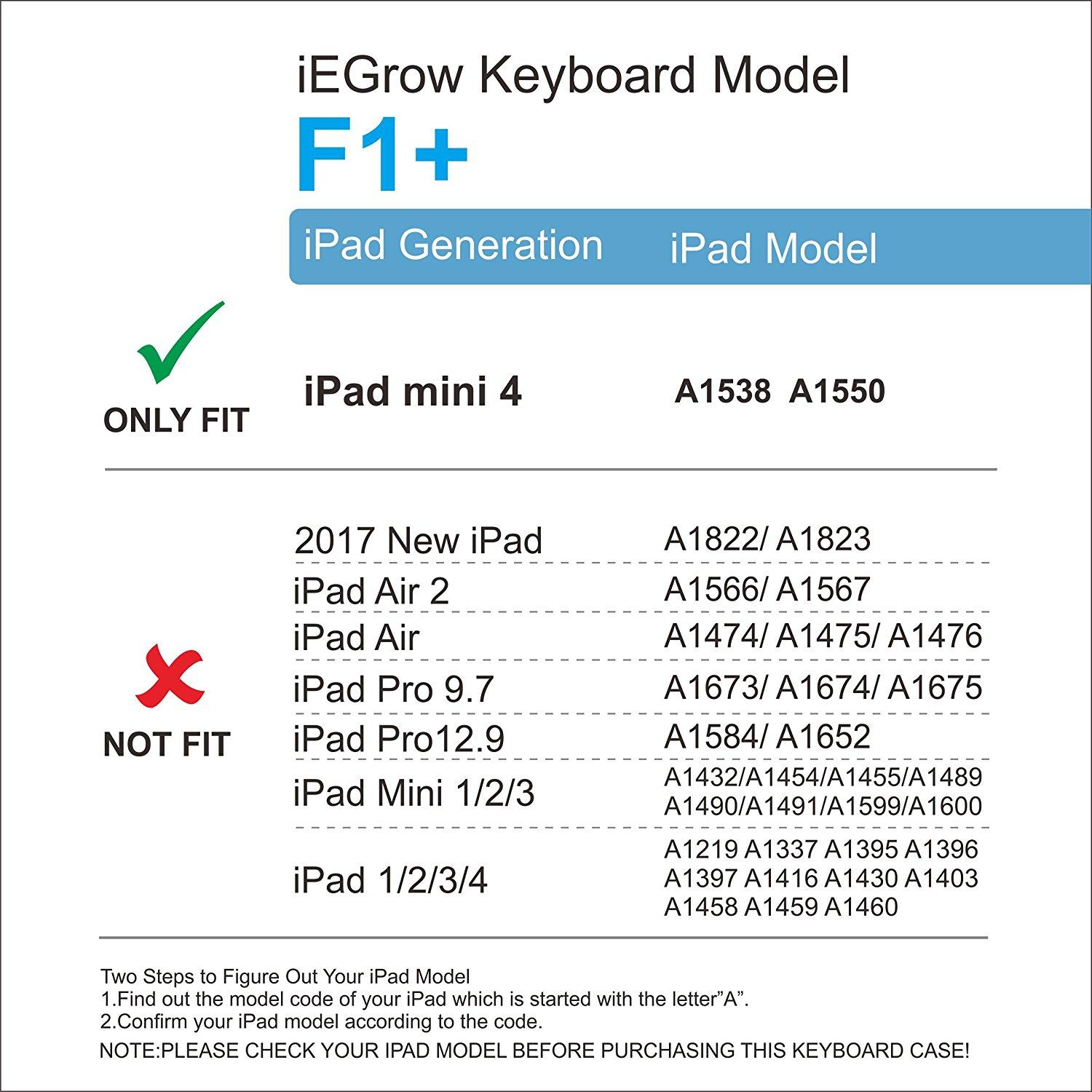 Bàn phím Bluetooth kiêm ốp lưng cho iPad mini 4 - PKCB