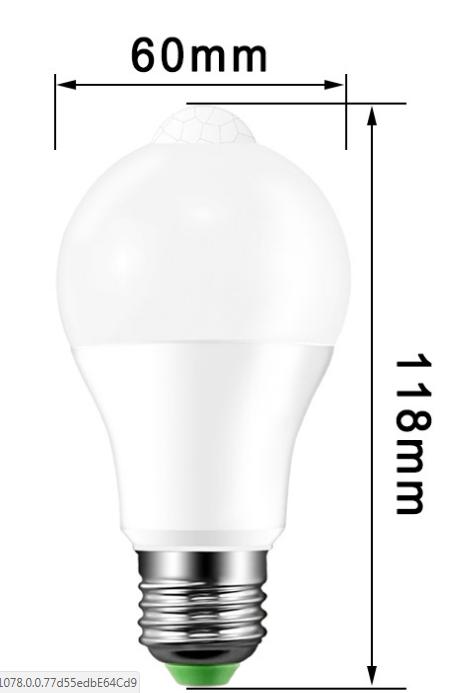 Bóng LED cảm ứng chuyển động BK10 (Công suất 10W)