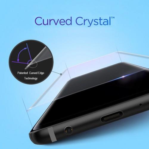 [HCM]Miếng dán cường lực SamSung Galaxy S9 Plus Spigen Screen Protector Curved Crystal HD