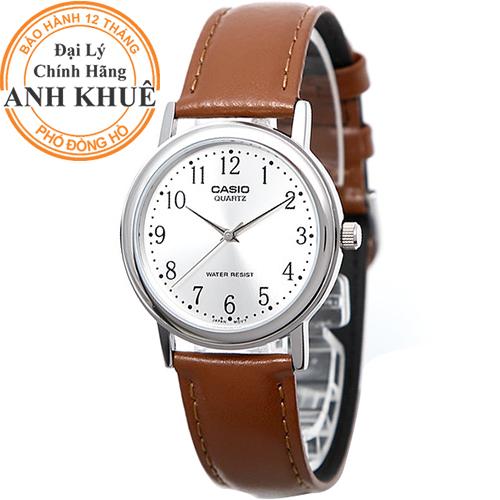 Đồng hồ nam dây da Casio Anh Khuê MTP-1095E-7BDF