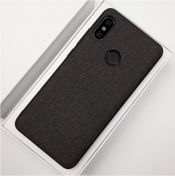 Ốp Lưng Xiaomi Redmi Note 6 Pro Vân Vải Jean Bắt Mắt