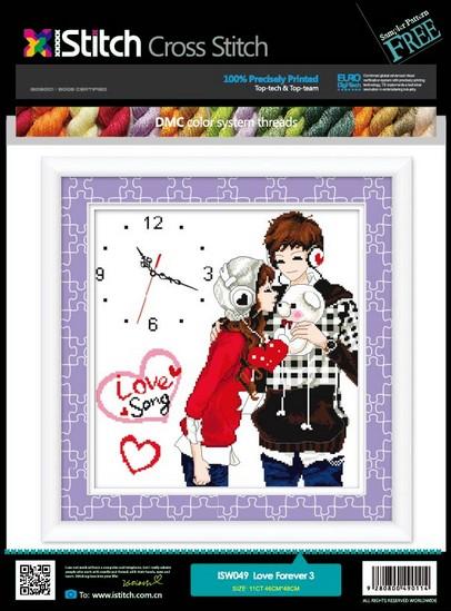 Tranh Thêu Chữ Thập Love Forever 3