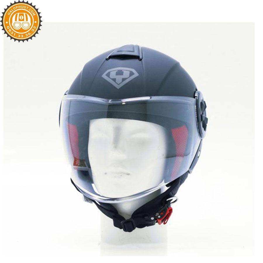 [HCM]NÓN BẢO HIỂM 3/4 YOHE 851 (ĐEN NHÁM)