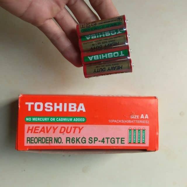 3 hộp pin đồng hồ toshiba