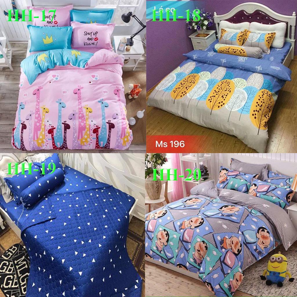 Bộ ga gối poly m8 nhiều mẫu lựa chọn
