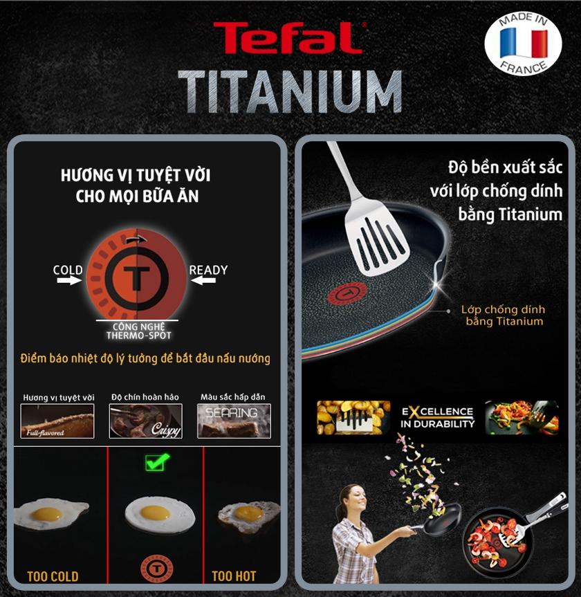 Chảo sâu lòng TEFAL EXPERTISE 28 CM