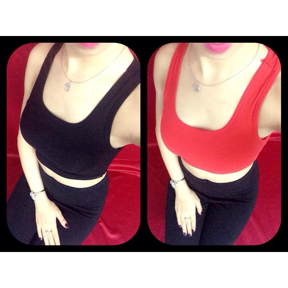 [HCM]Áo Croptop 3 Lỗ Ngược