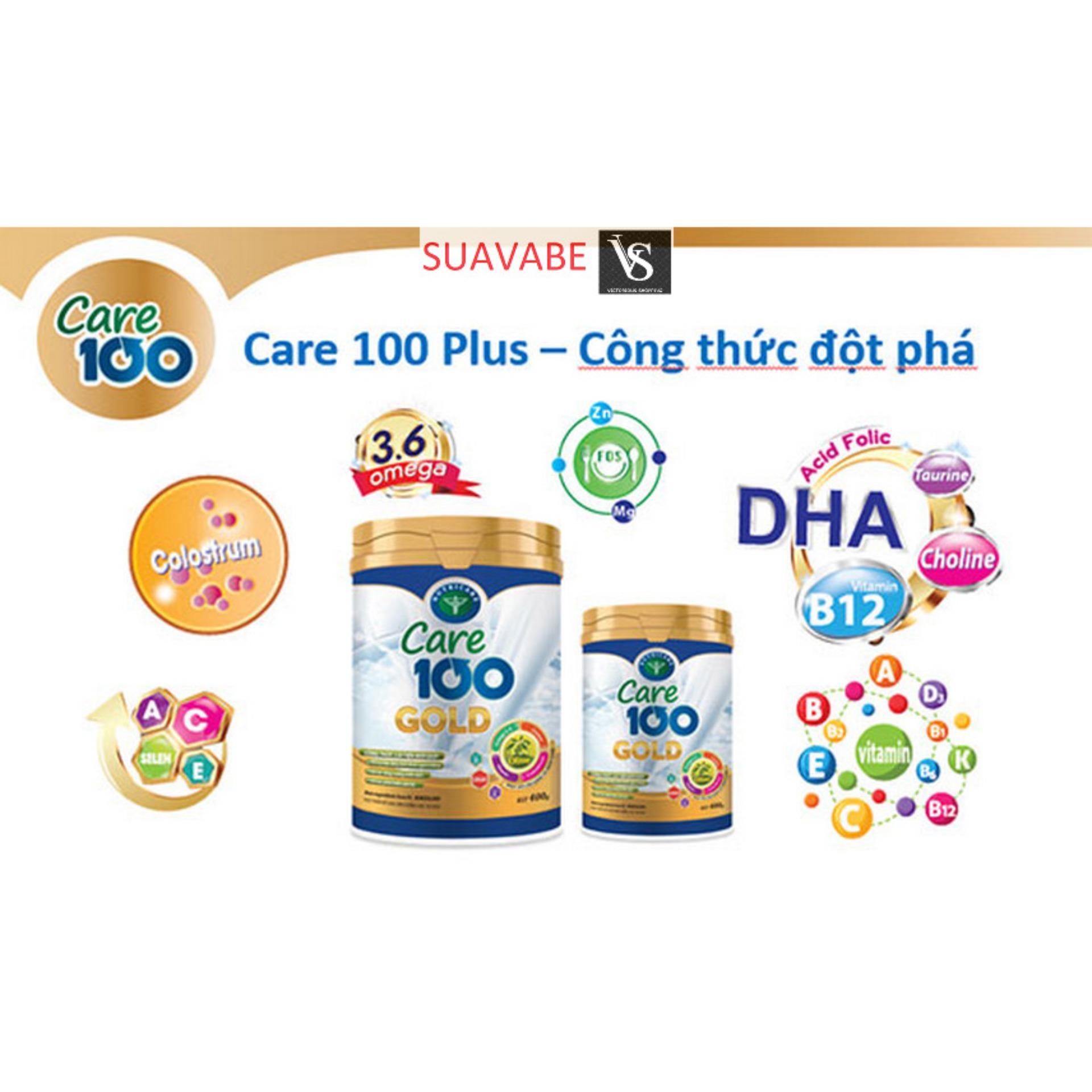 Sữa bột Care 100 Gold 900g