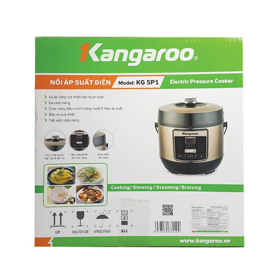 Nồi áp suất điện tử 5L Kangaroo KG5P1 (cái)
