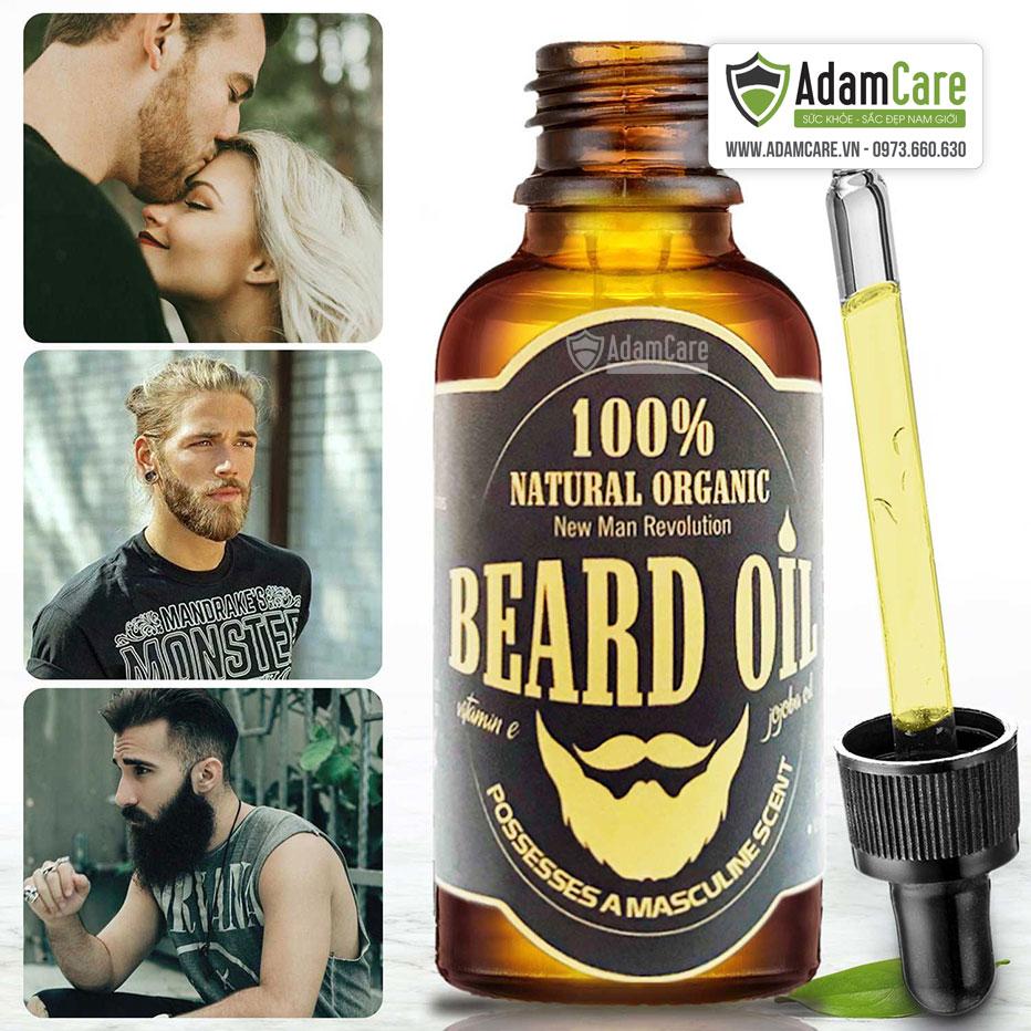 [HCM]Beard Oil 20ml dưỡng râu