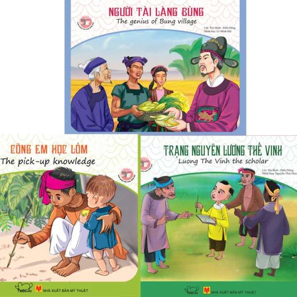 Combo 3 Sách song ngữ Doanh nhân Việt Nam cho trẻ em