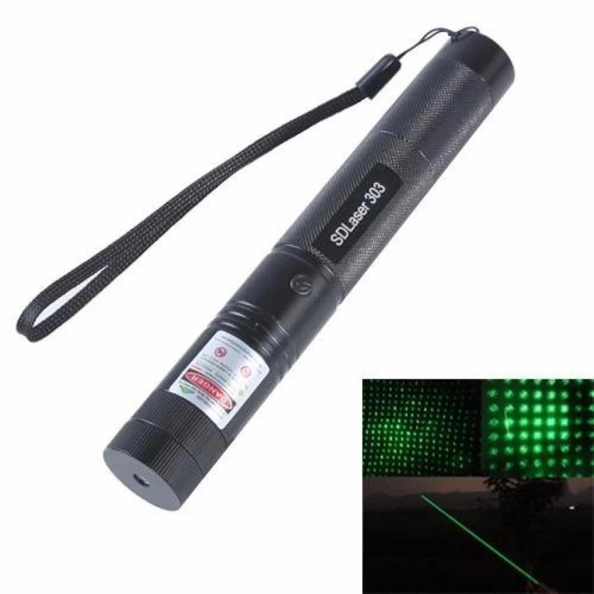 Đèn lazer 303 tia Xanh lá VÀ BỘ SẠC
