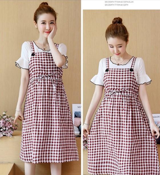 Váy bầu yếm bầu công sở (không áo)