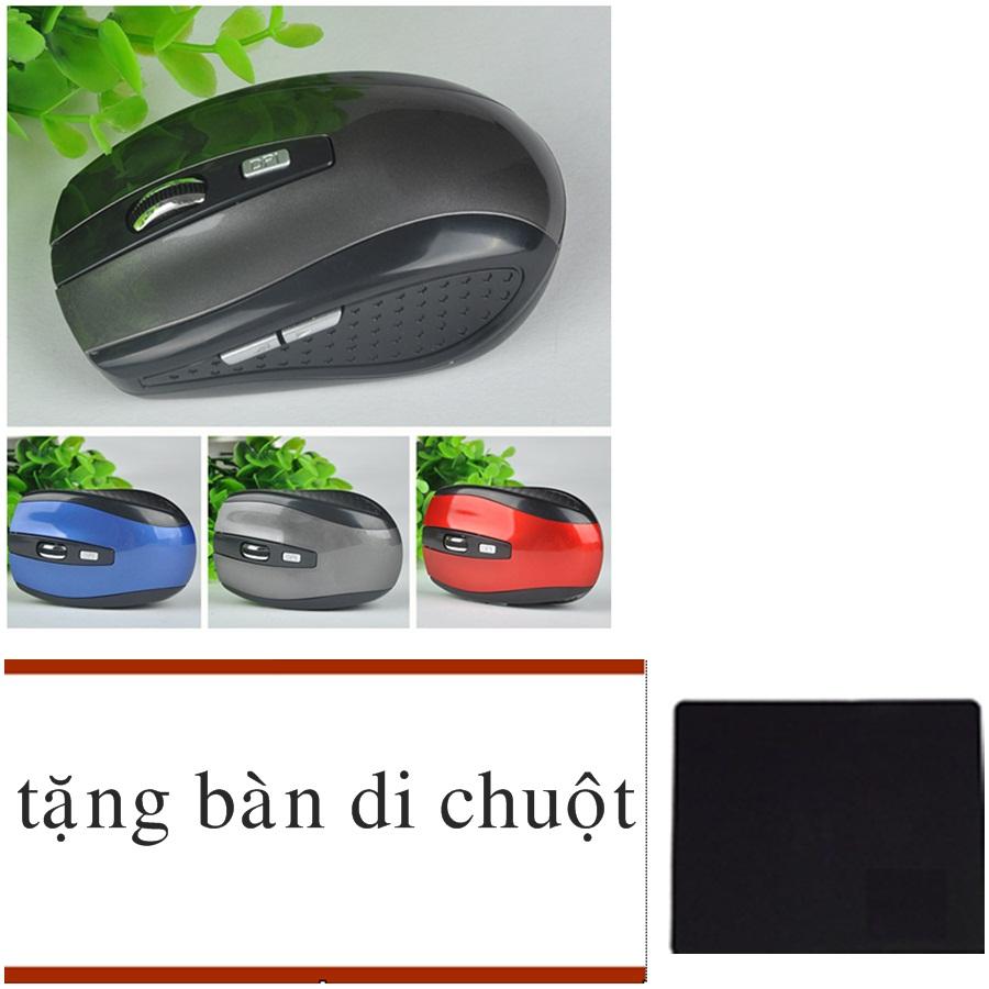 Chuột không dây 6D 7500+Tặng miếng lót chuột