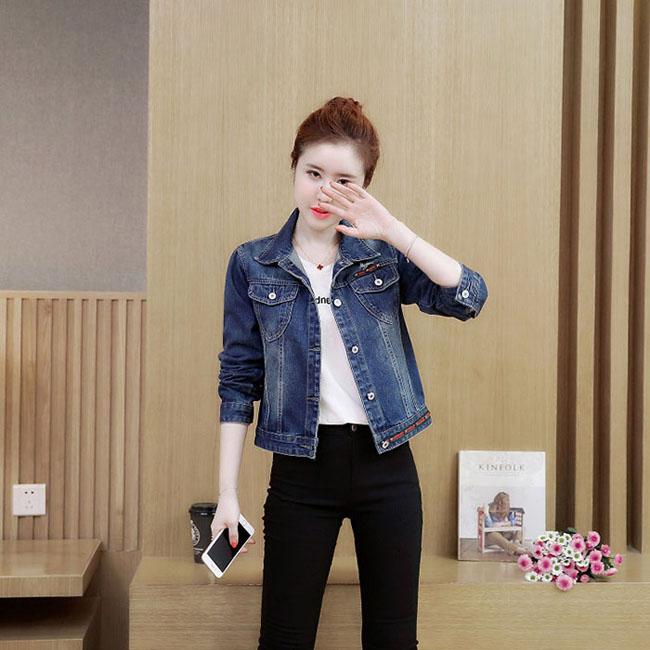 ÁO KHOÁC JEAN VIỀN SỌC THỜI TRANG