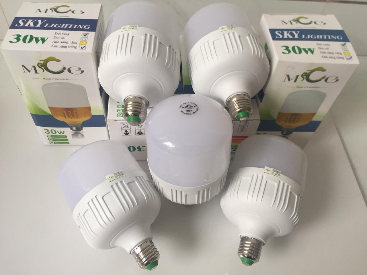 Combo 5 bóng đèn led Bulb 30W Sky chính hãng - Bảo hành 2 năm