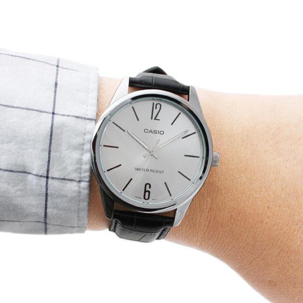 Đồng hồ nam dây da Casio Anh Khuê MTP-V005L-7BUDF