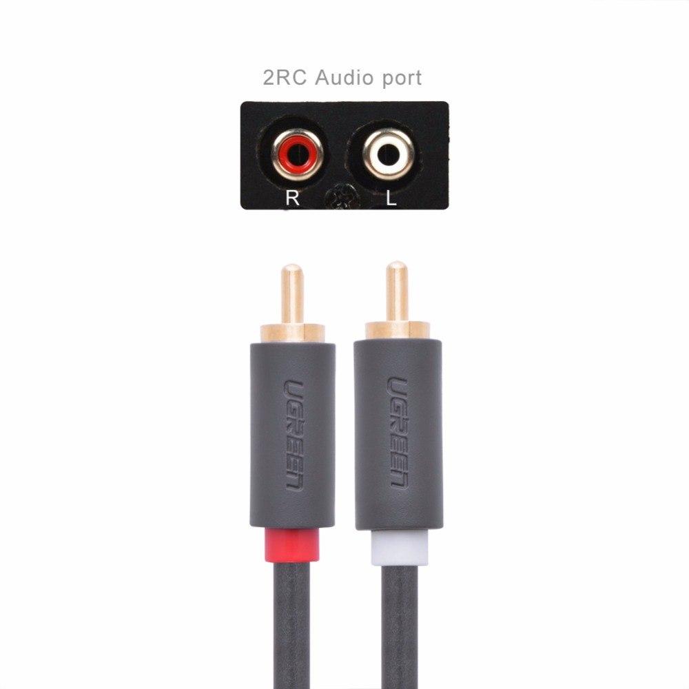 Dây cáp tín hiệu Audio RCA-RCA UGREEN AV104 (2RCA to 2RCA)