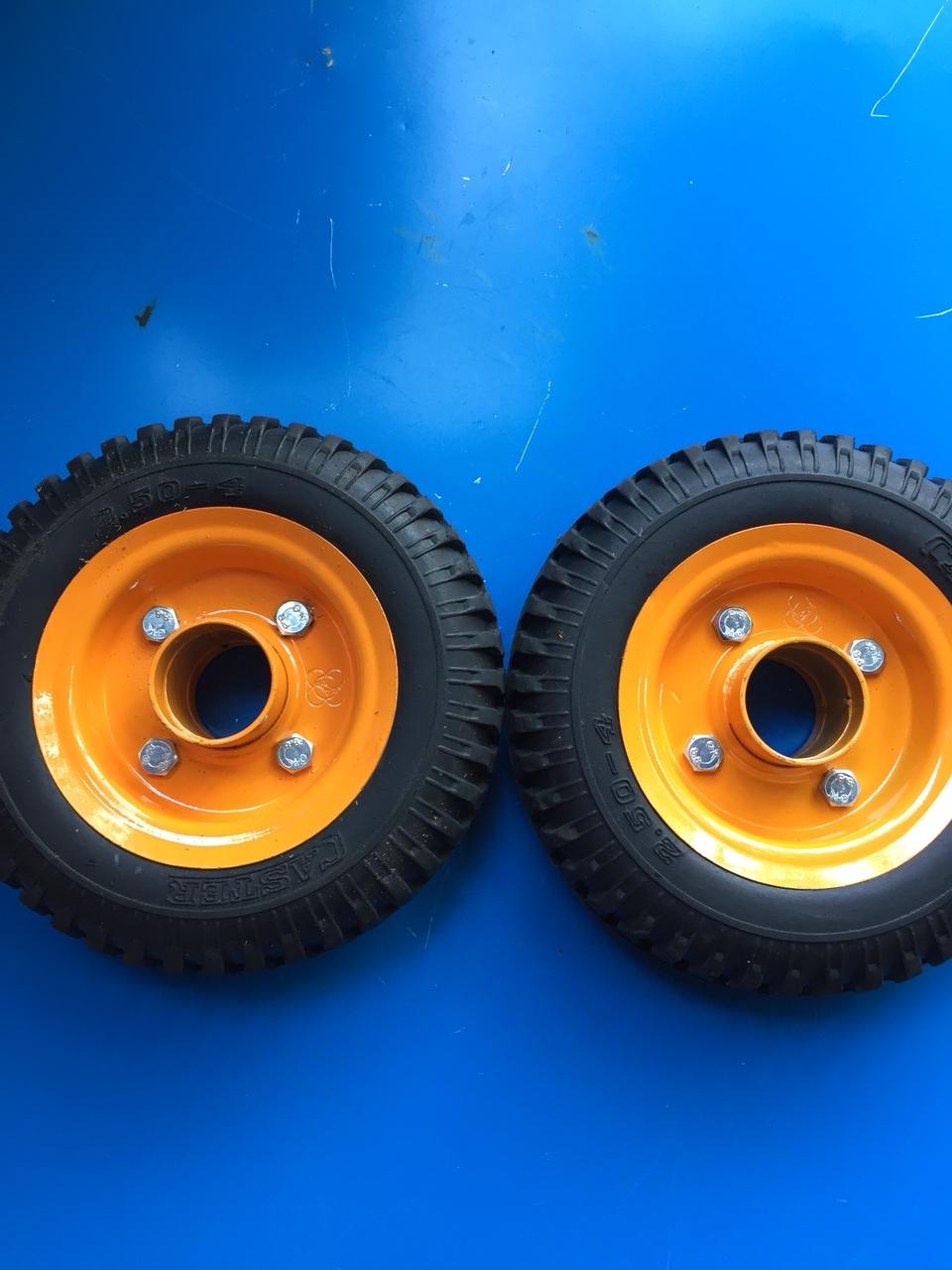 Bộ 2 bánh xe chịu tải, bộ 2 bánh xe  200 vàng siêu bền Tặng kèm 2 đôi bi 203 vừa bánh, bánh xe đẩy hàng
