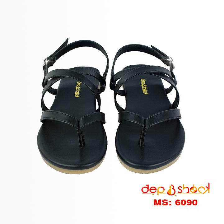 Sandal nữ xỏ ngón quai chéo big size