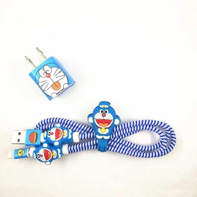 Bộ bảo vệ Cáp Sạc iPhone Doraemon