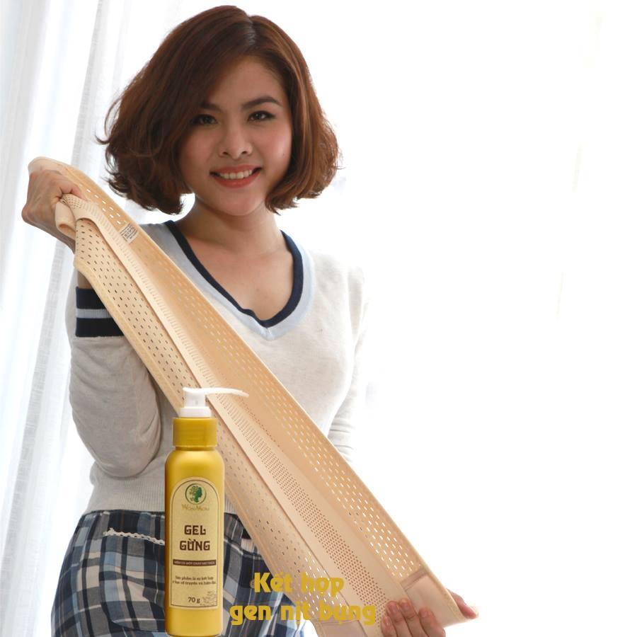 Đai gen nịt bụng định hình eo thon Wonmom E004 100g (Màu da)