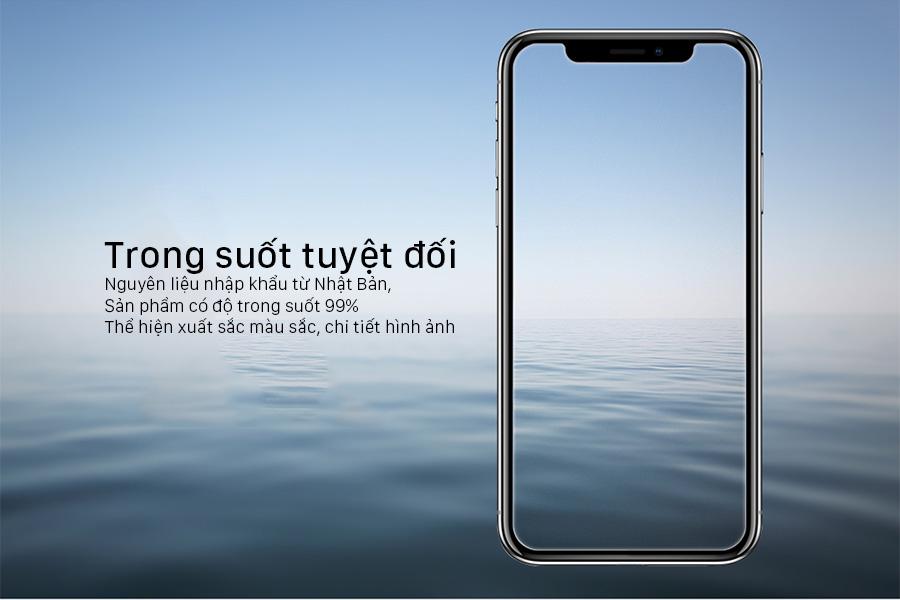 Bộ 3 Miếng Dán Kính Cường Lực Cho iPhone XS Max - Glass