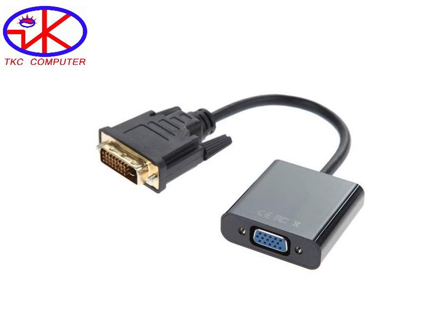 Cáp chuyển đổi dvi-d 24+1 sang màn hình lcd, máy chiếu có vga,dvi to vga 24+1