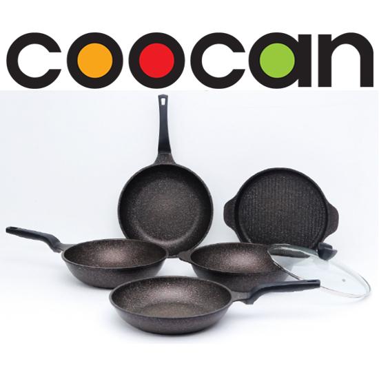 Bộ Chảo vân đá CooCan 5 món