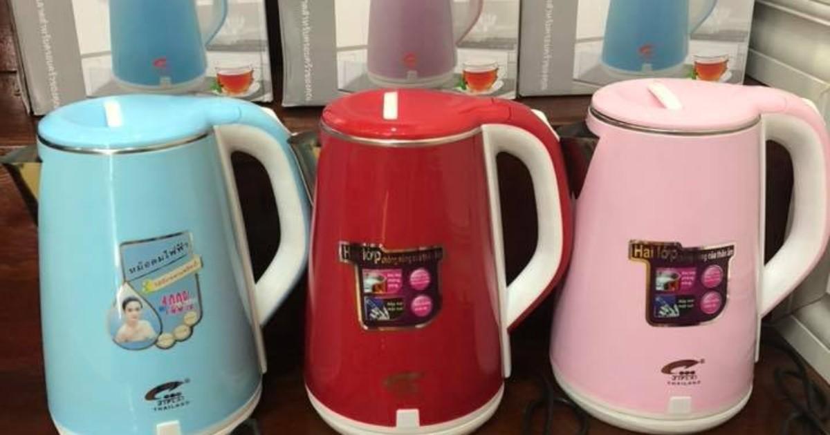 Ấm siêu tốc 2 lớp JIPLAI THAILAND - 2.5L