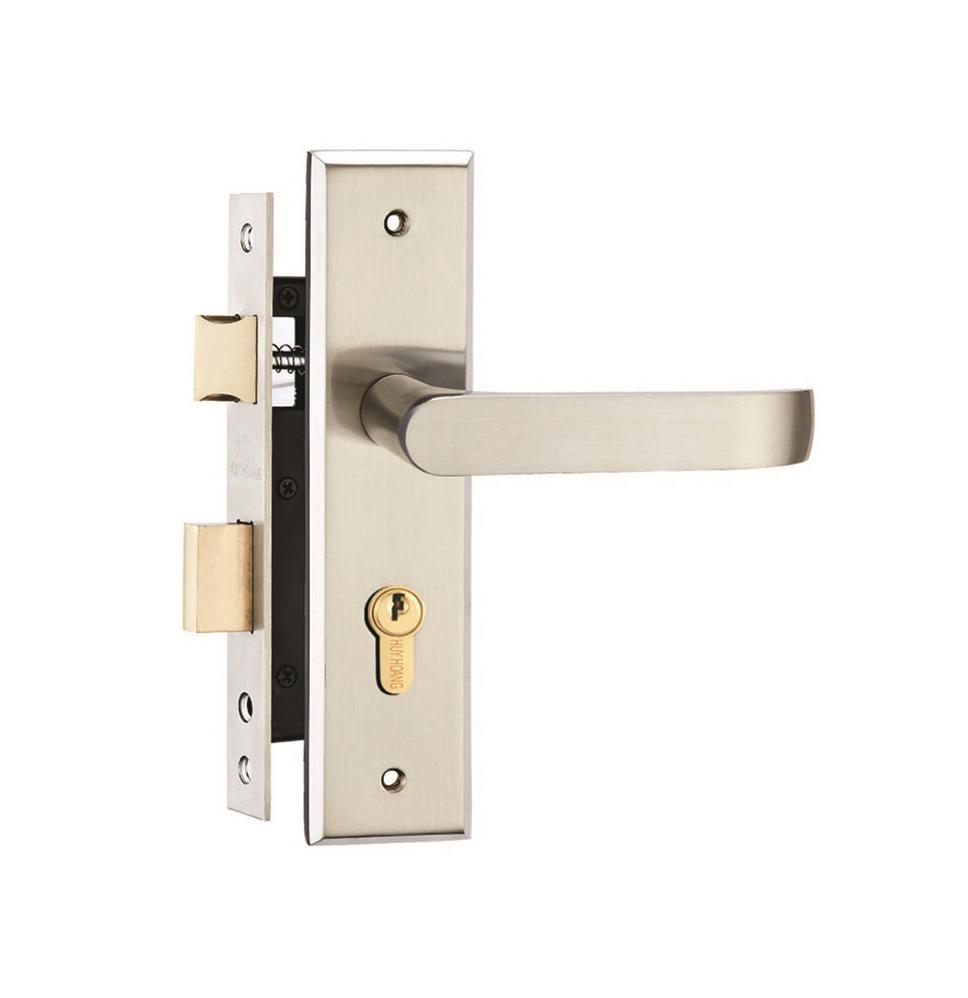 KHÓA CỬA TAY GẠT HUY HOÀNG INOX SS5810 ( Cửa Thông phòng)