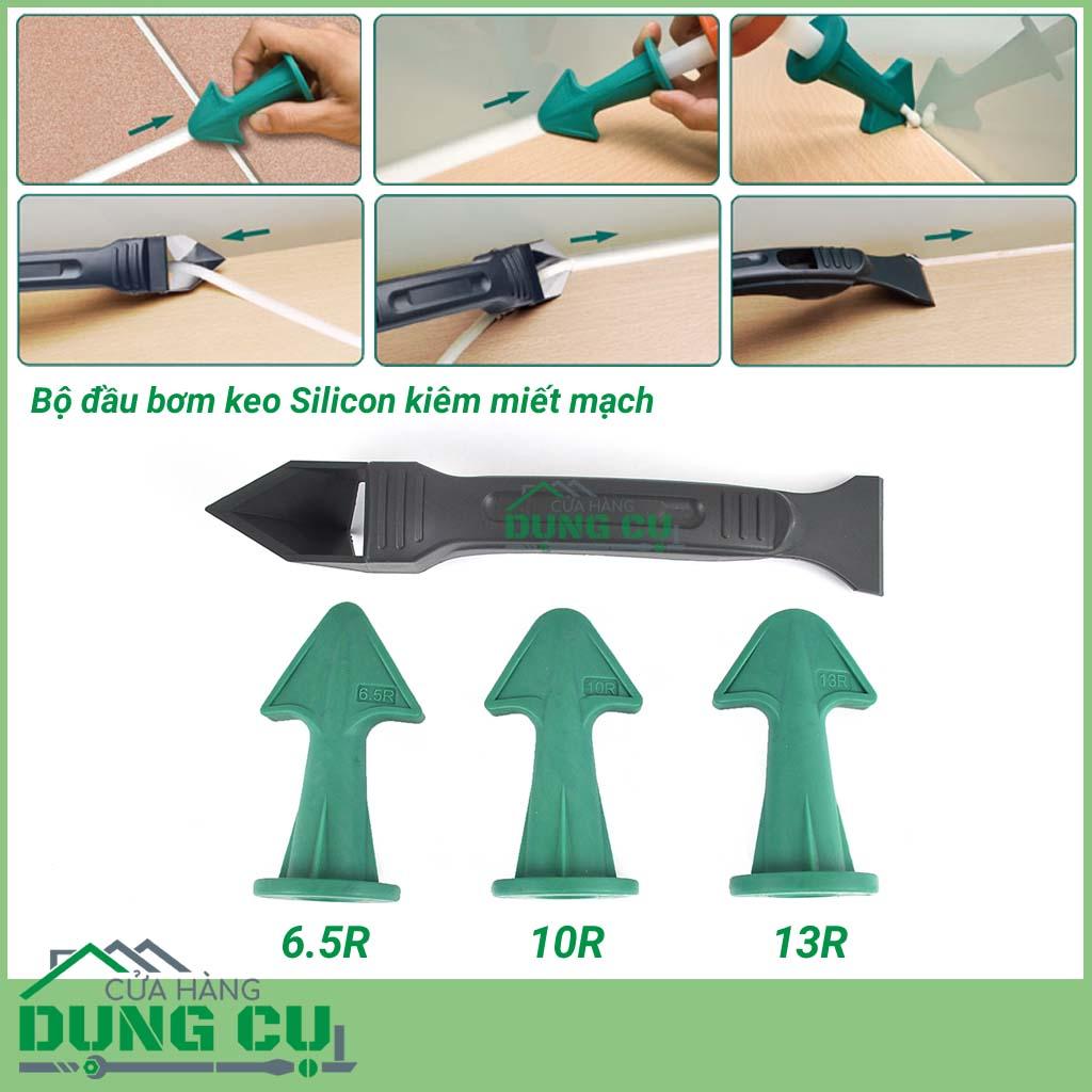 Bộ đầu bơm keo Silicon 01