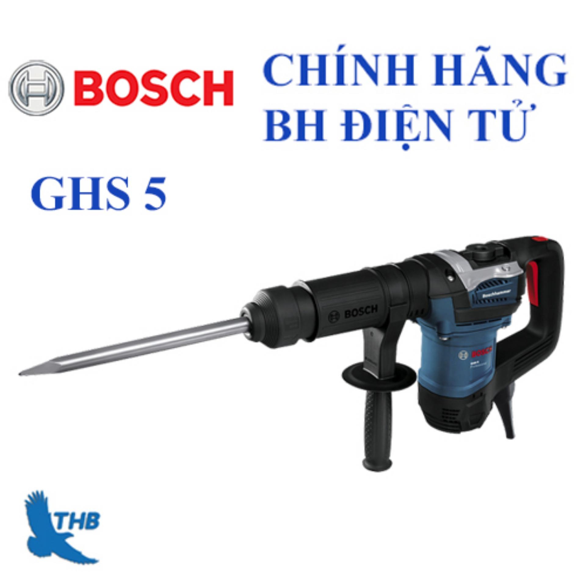 Máy đục bê tông Bosch GSH 5 + Phụ kiện