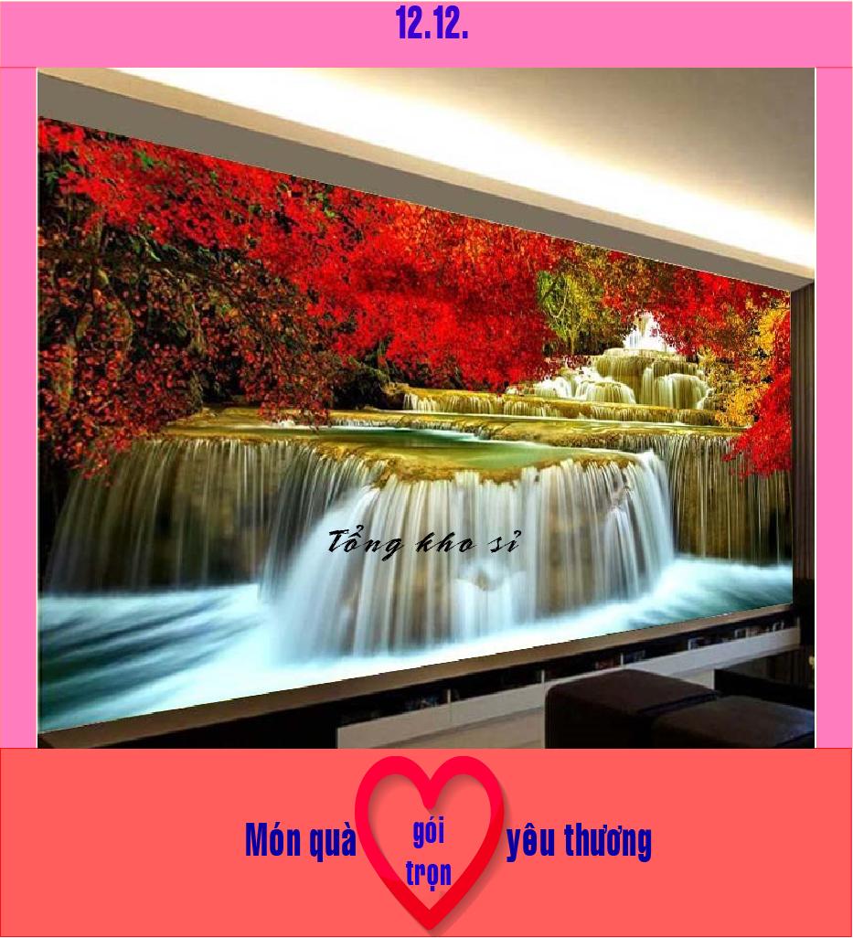 Tranh thêu chữ thập Phong cảnh lưu thủy sinh tài monalisa FJ0719-Ngoc Thinh