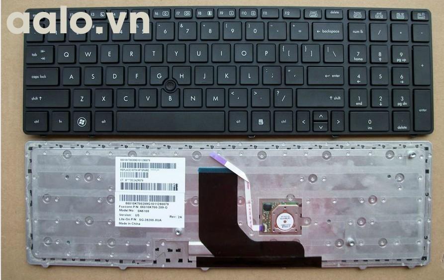 Bàn phím laptop hp 8560p 6560 8570p 6560b 6565b - keyboard hp