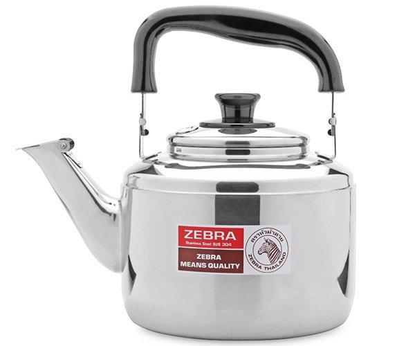 Ấm đun nước báo còi ZEBRA Thái Lan inox 304 ( vui lòng chọn số lít muốn mua)