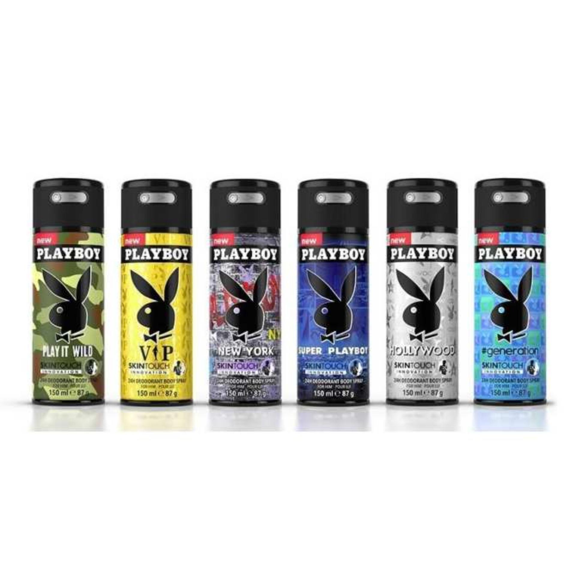 Xịt Khử Mùi Nam PlayBoy PLAY IT WILD - 150mL