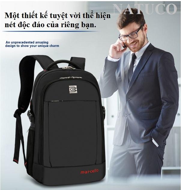 Ba lô laptop 14-16" thương hiệu Marcello (size nhỏ)