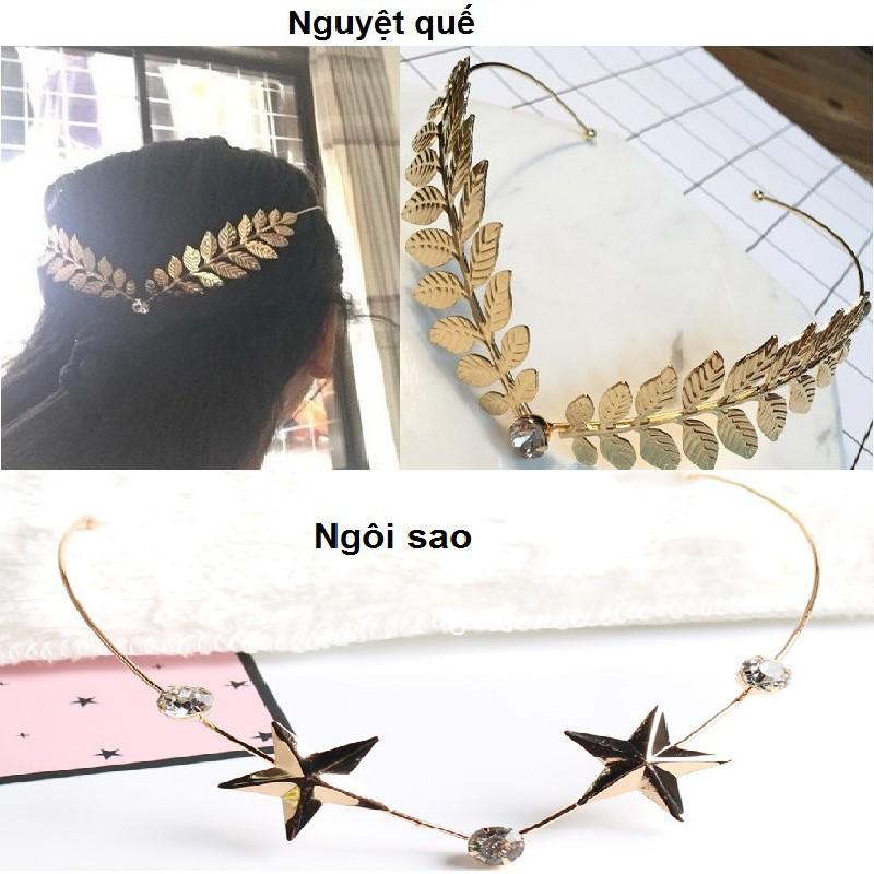 [HCM]Băng đô cài tóc 2in1 Hàn Quốc