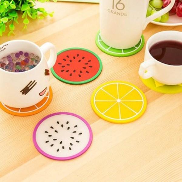 [HCM]Đế lót ly hình trái cây - 10 miếng