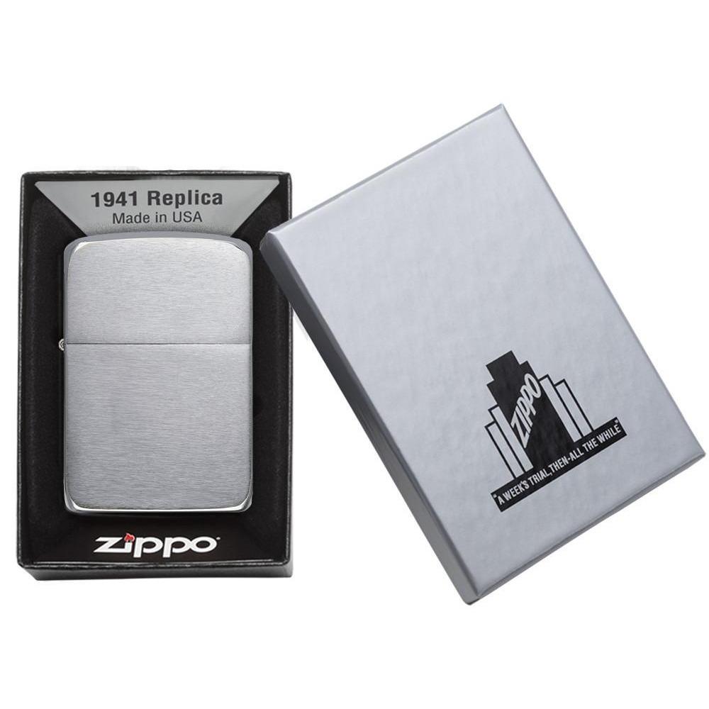 BẬT LỬA ZIPPO 1941 BRUSHED CHROME
