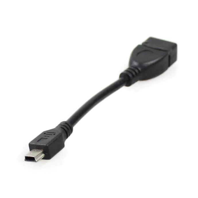 Cáp OTG đầu vuông MINI USB TO USB CH24T